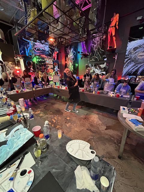 Lisabel art workshop in action